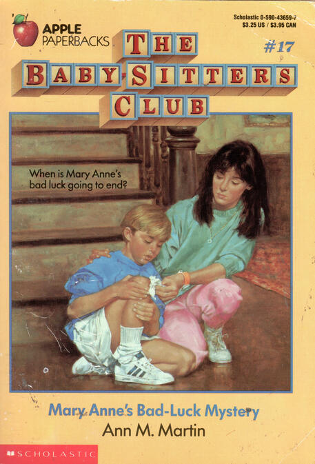 mary anne consoles jamie newton, who fell and skinned his knee in a scene that is barely in the book