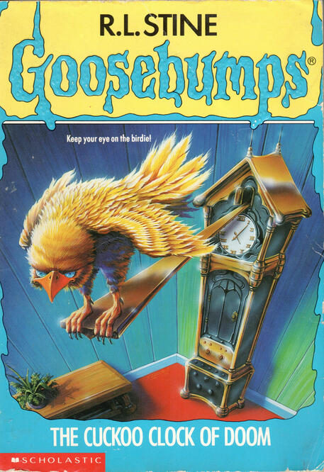 Goosebumps: The Cuckoo Clock of Doom by R. L. Stine - In which felonies aren't punished, babies take public transportation with no trouble, and existential dread pervades a book for children.